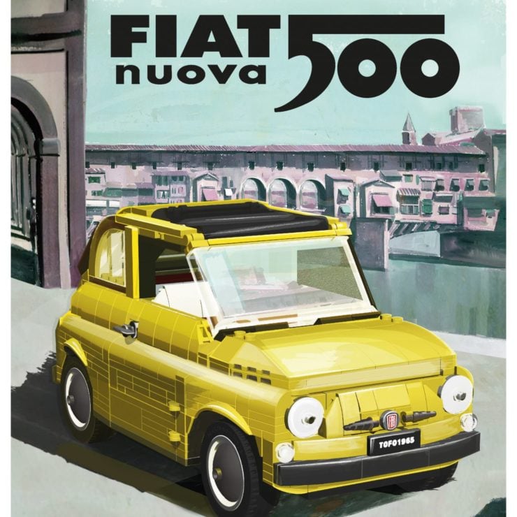 Lego Fiat 500 Poster 2