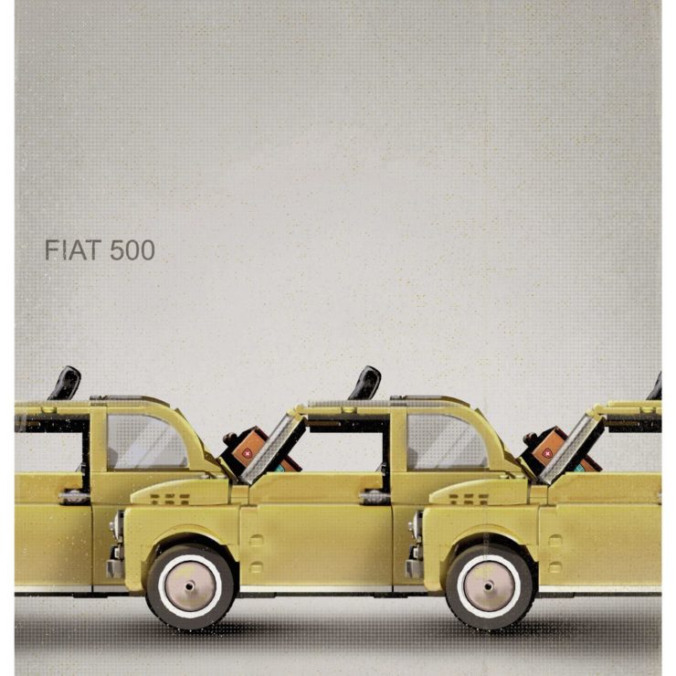 Lego Fiat 500 Poster 5