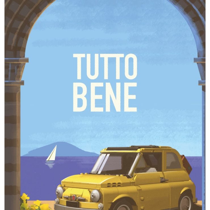 Lego Fiat 500 Poster 6