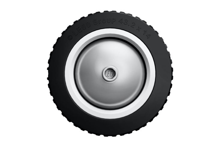 Lego Fiat 500 Tire and Wheel