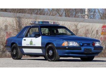 Royal Canadian Mounted Police Ford Mustang Patrol Car
