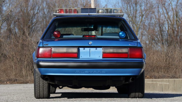 Royal Canadian Mounted Police Ford Mustang SSP Patrol Car Back 2