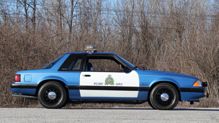 Royal Canadian Mounted Police Ford Mustang SSP Patrol Car Side 2