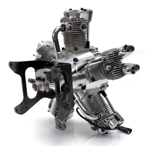 The Saito FG-73R5 5-Cylinder Radial Engine - $1,999 USD