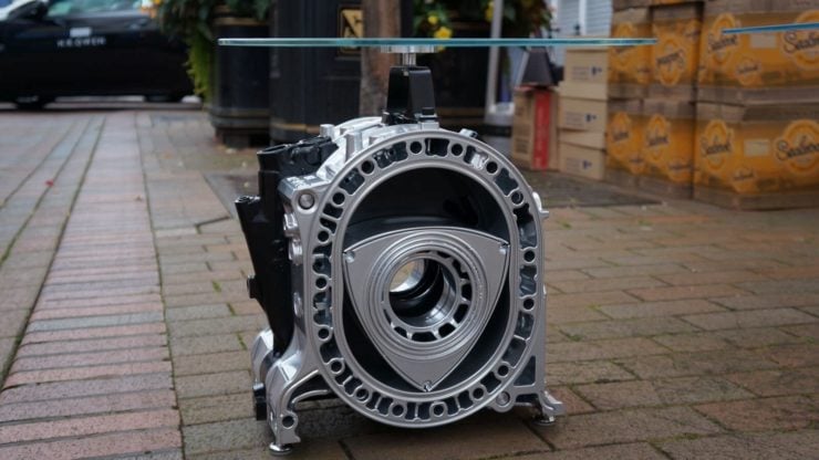 Wankel Rotary Engine Coffee Table Outside 2