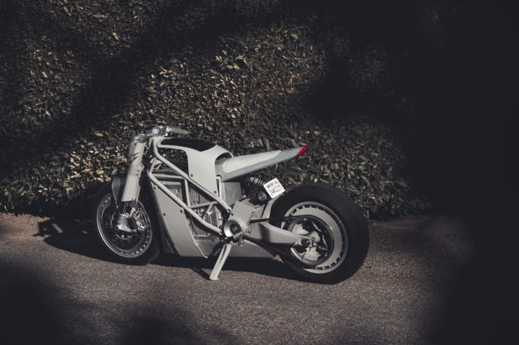 ZERO XP SR F Custom Electric Motorcycle Side