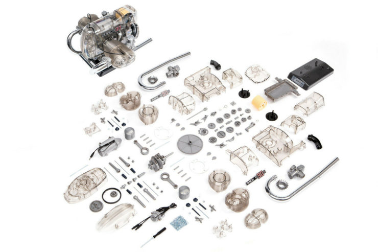 BMW R90S Flat Twin Airhead Engine Model Kit