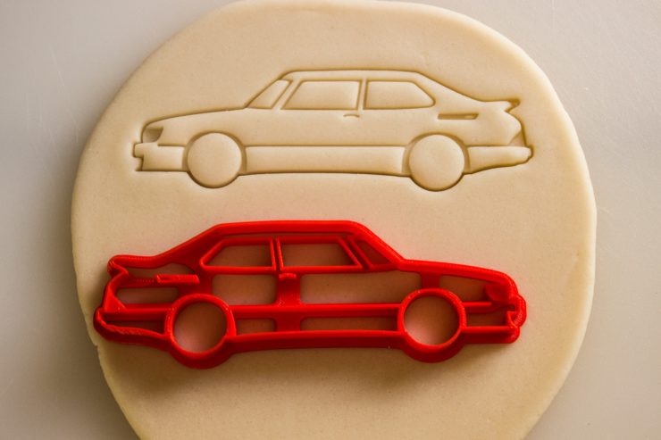 Car Cookie Cutters Saab 900 Car