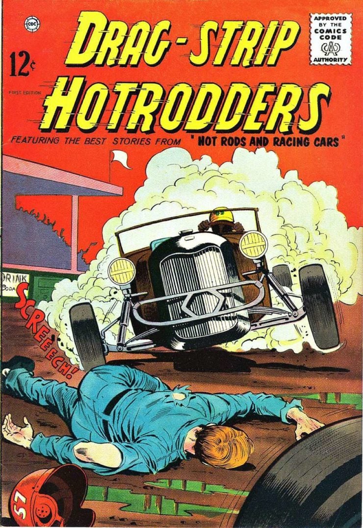 Drag Strip Hotrodders Comic Book