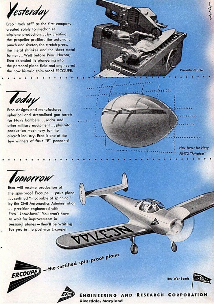 Ercoupe Plane Ad 2