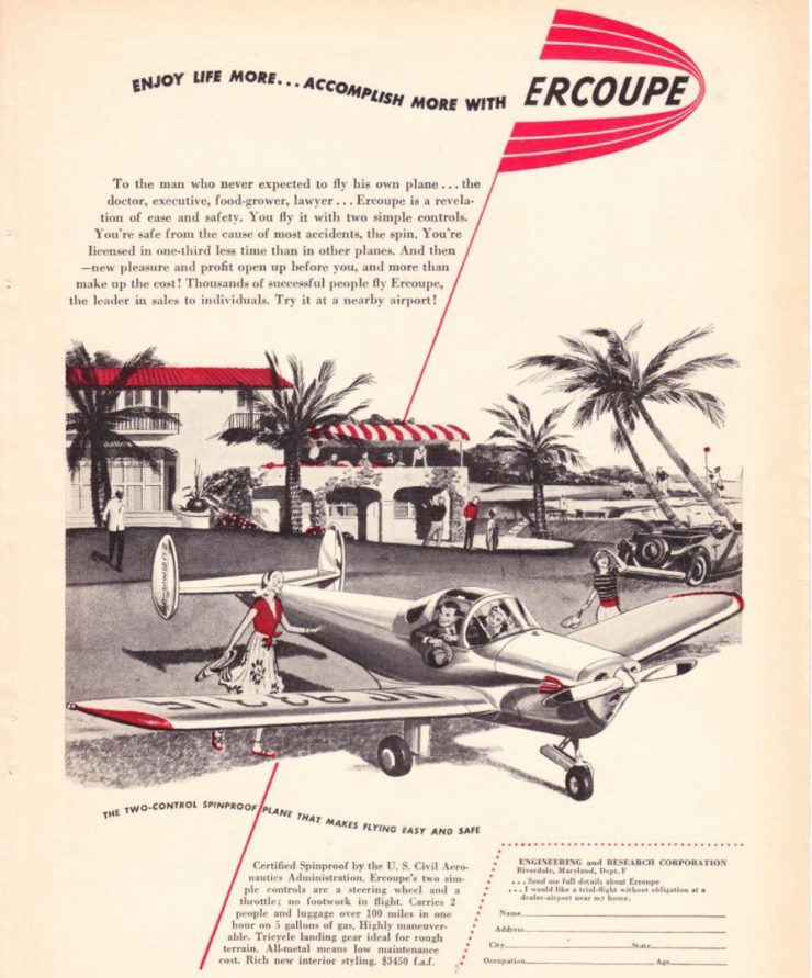 Ercoupe Plane Ad 3