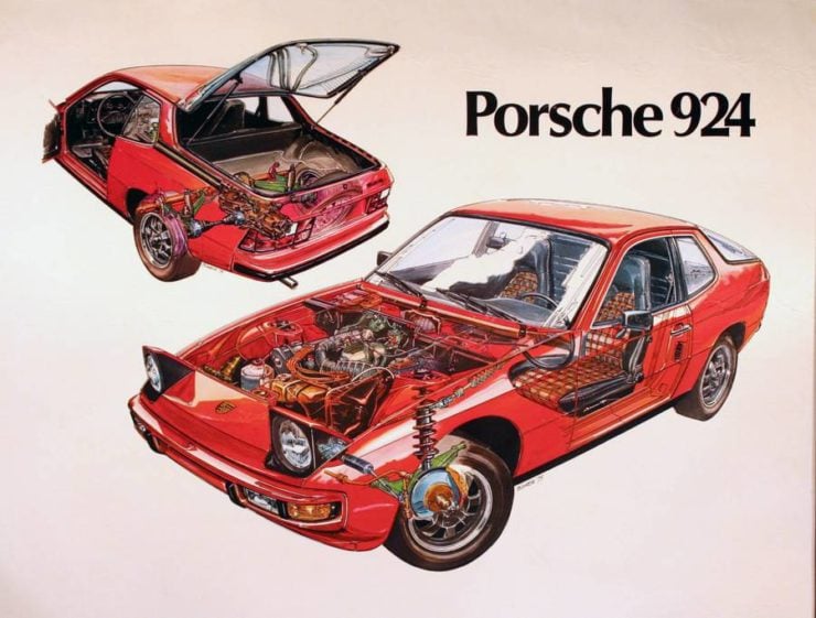 Porsche 924 Cutaway