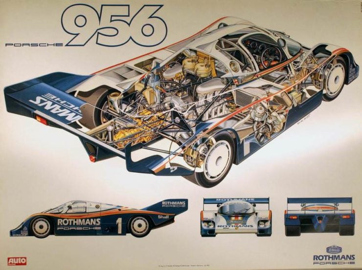 Porsche 956 Cutaway