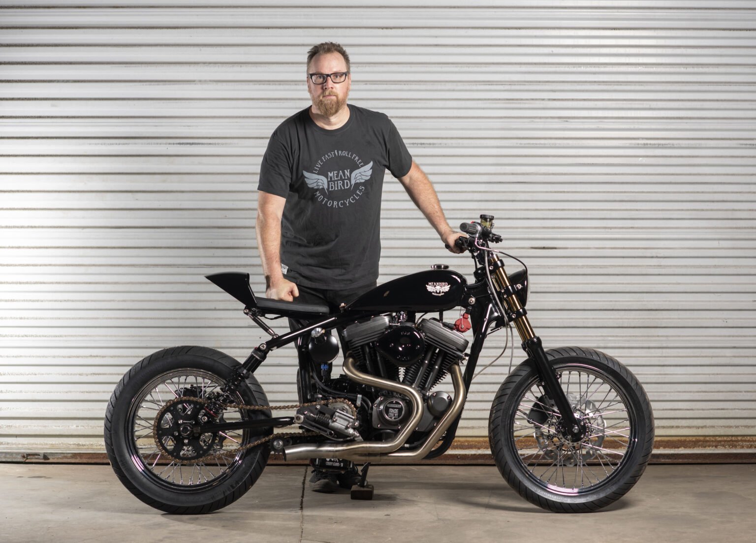 A Fire-Breathing Street Tracker by Dunworth_ + Mean Bird Motorcycles