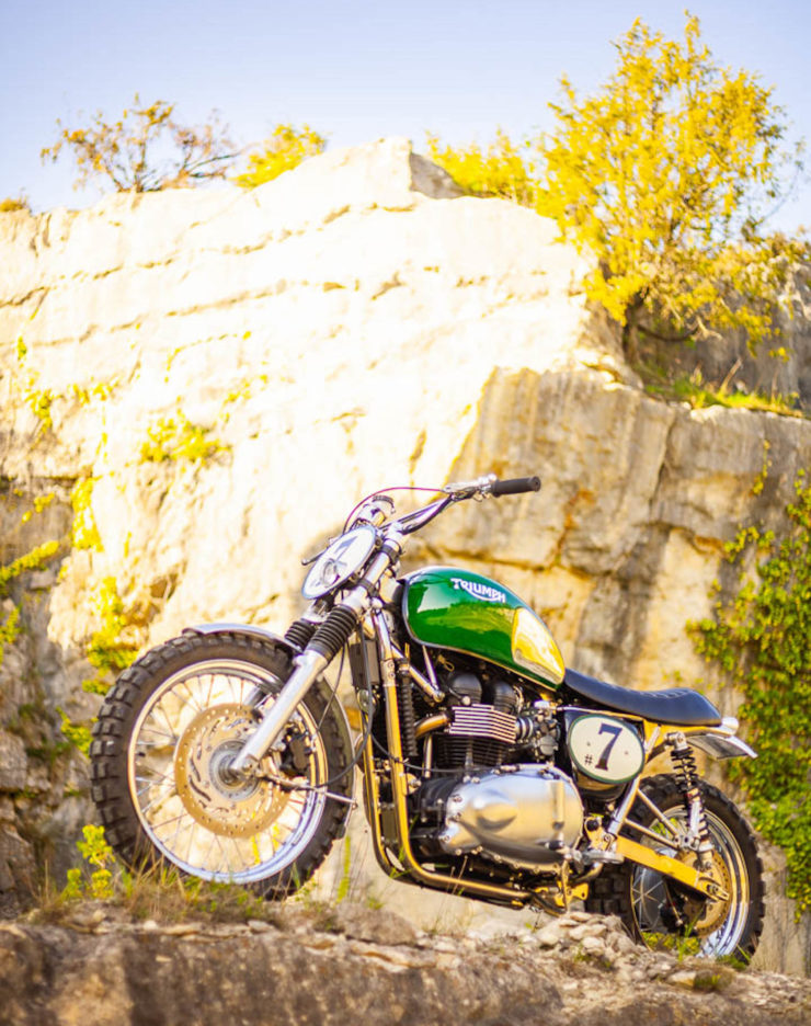 Triumph Scrambler Custom Green Legend 11