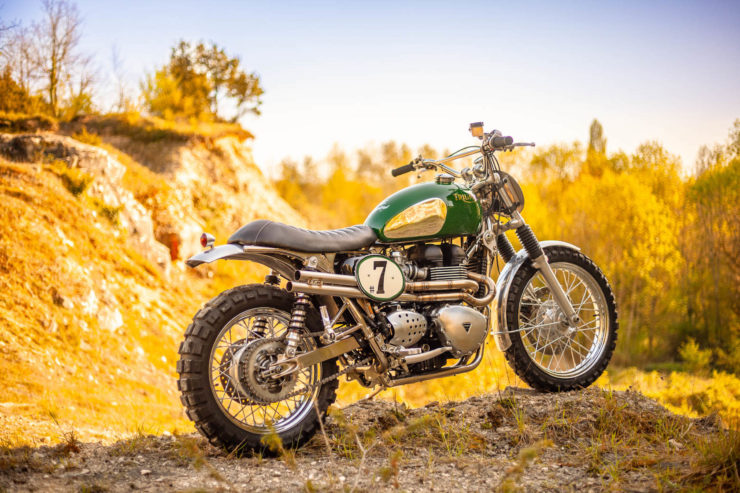 Triumph Scrambler Custom Green Legend 13