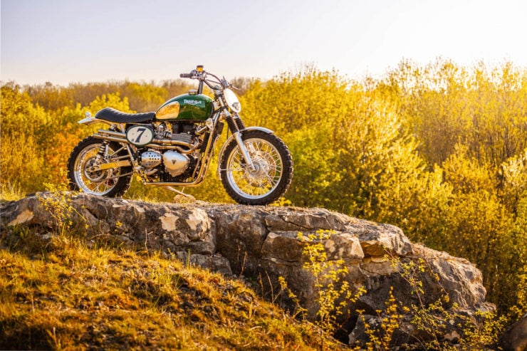 Triumph Scrambler Custom Green Legend 2