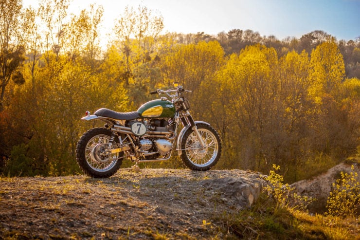 Triumph Scrambler Custom Green Legend 5