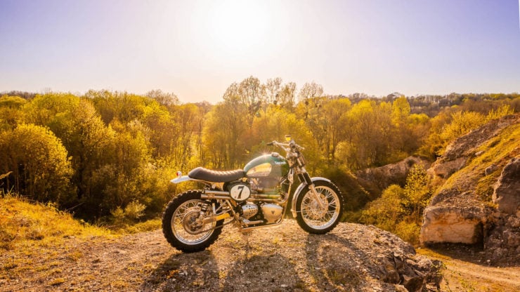 Triumph Scrambler Custom Green Legend 7