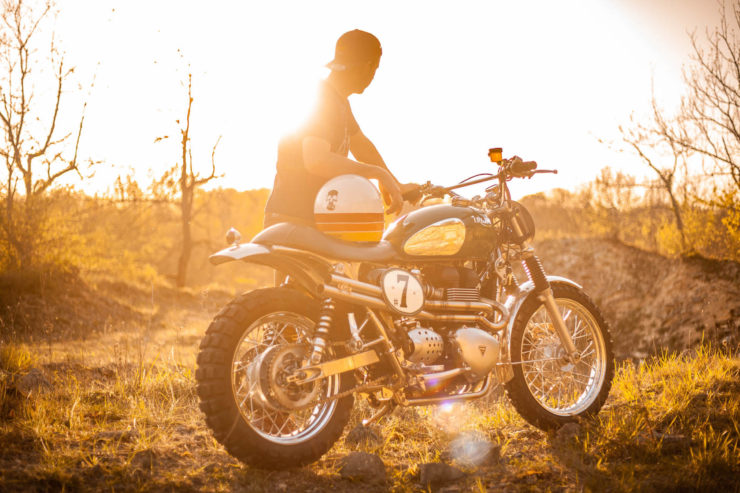 Triumph Scrambler Custom Green Legend