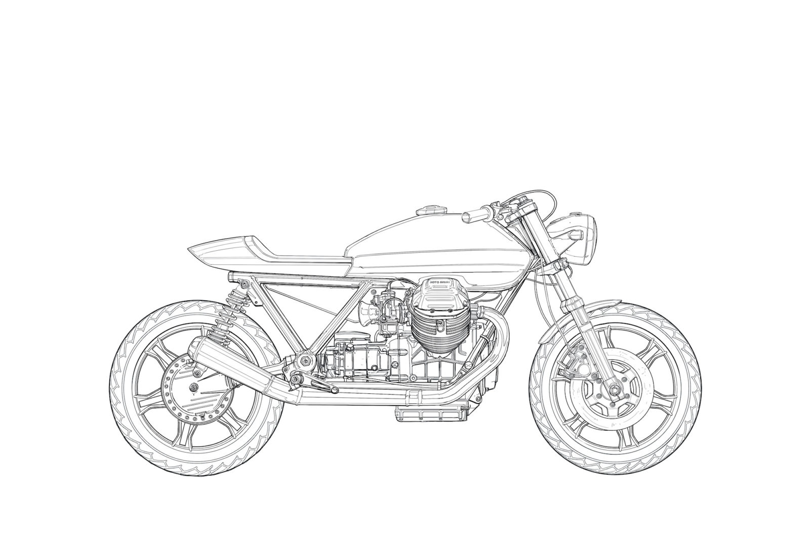A Free Motorcycle Adult Coloring Collection by Adam Kay A Free Motorcycle Adult Coloring Collection by Adam Kay
