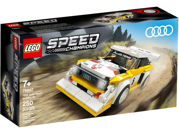 1985 Audi Sport quattro S1 Lego Box Front