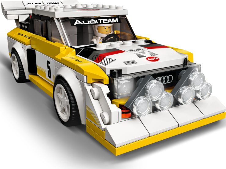 1985 Audi Sport quattro S1 Lego Front