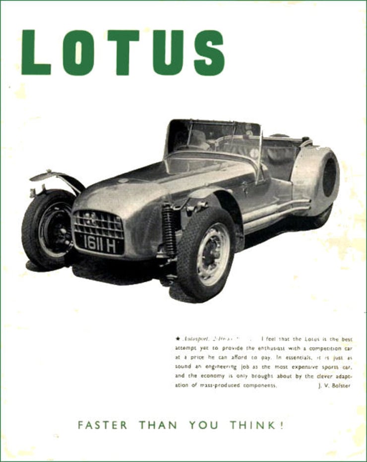 Lotus MkVI advertisement