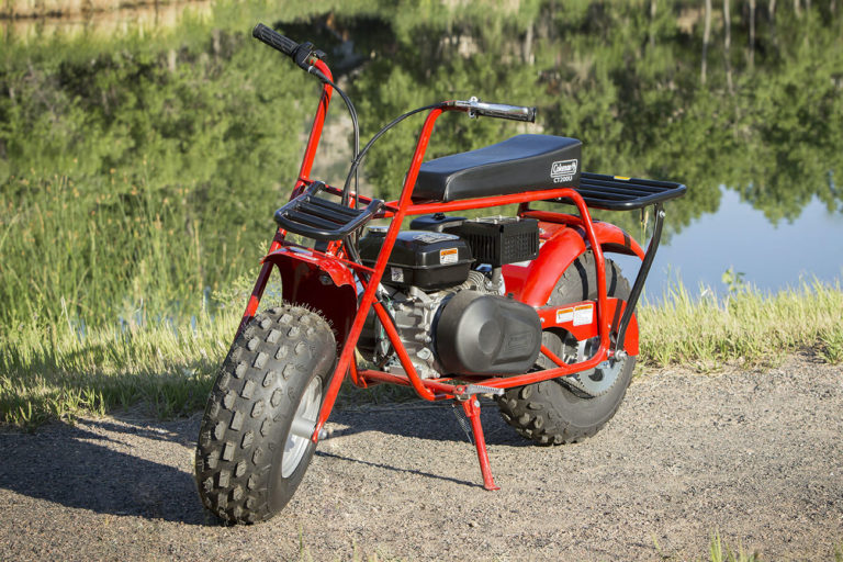 The Coleman CT200U Mini Bike 599 USD