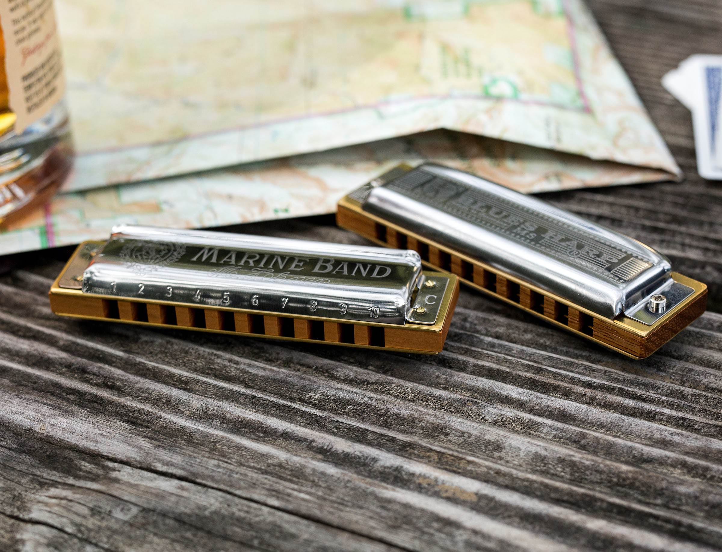 The Harmonica Used By Bob Dylan - The Hohner Marine Band - $64 USD