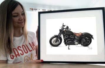 Noémie Marmorat Art Harley-Davidson