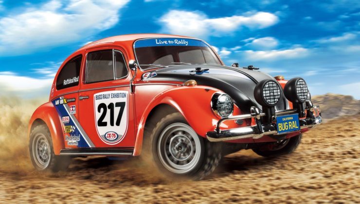 Tamiya R/C Volkswagen Beetle Rally Racing