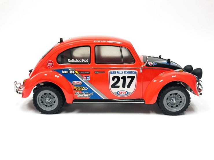 Tamiya R/C Volkswagen Beetle Rally Side