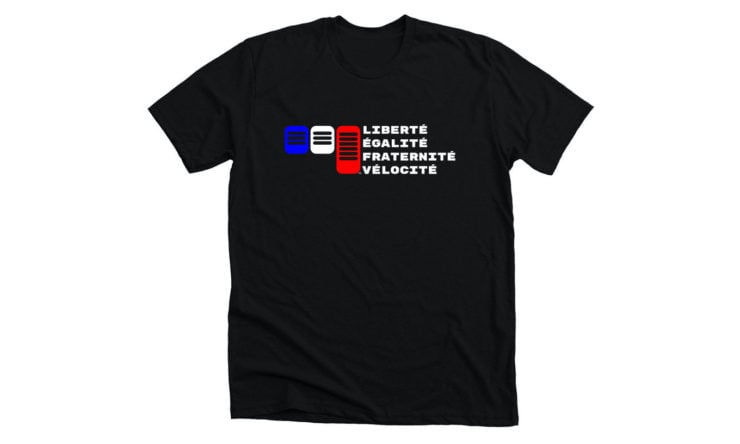 Three Pedals + Liberté T-Shirt Black