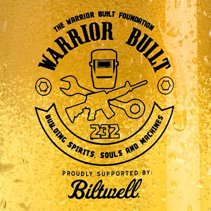 Warrior Built 2020 Pint Glass 2