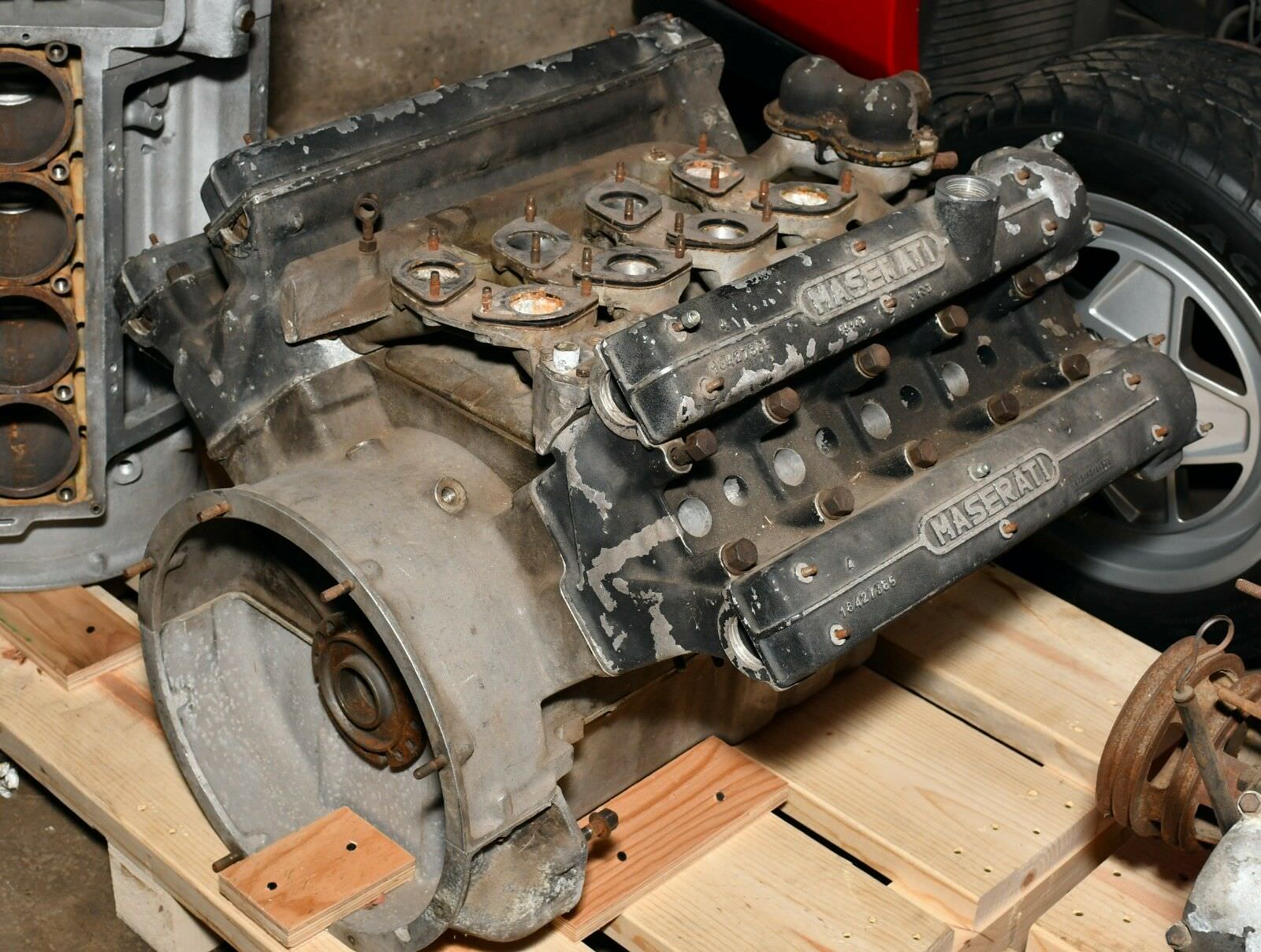 Maserati 4.2 Litre V8 Mexico Engine
