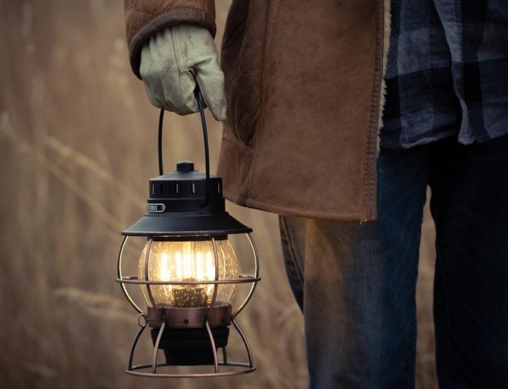 The Barebones Railroad Lantern - 100+ Hours Of Camp Light On One Charge