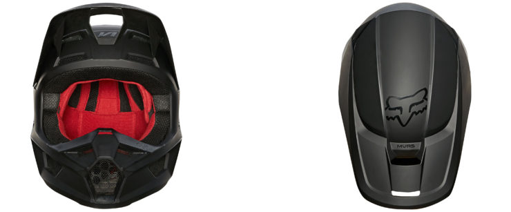 Fox Racing V1 Matte Helmet Front + Top