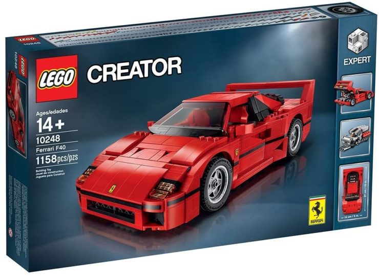 Lego Creator Expert Ferrari F40 Construction Set In Box