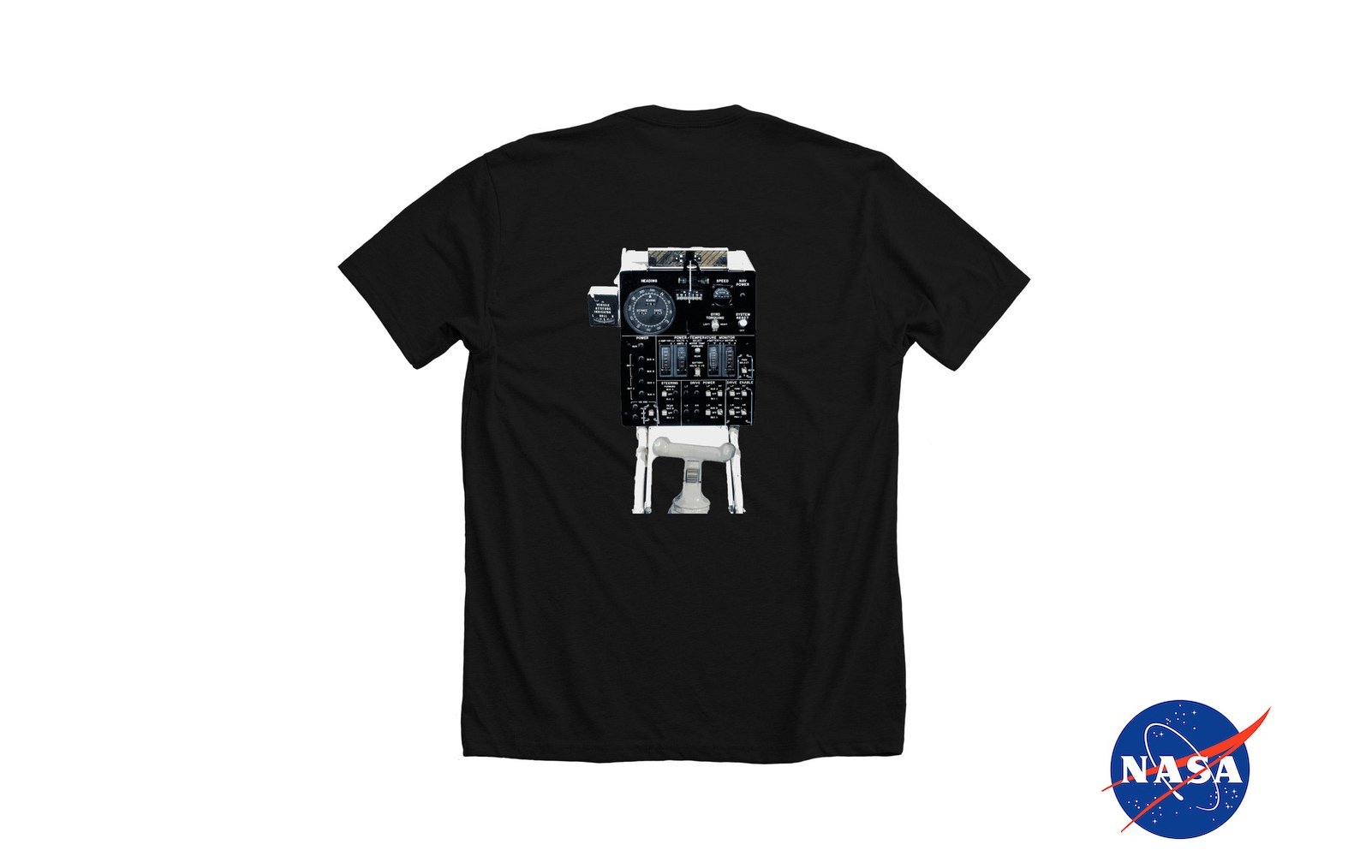 Moon Buggy Control Panel T-Shirt Silodrome