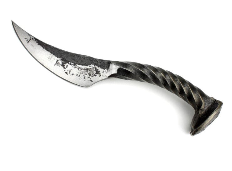 Rail Road Spike Knife Handle