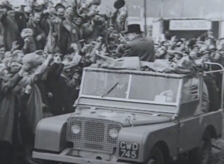 Vintage Land Rover Winston Churchill