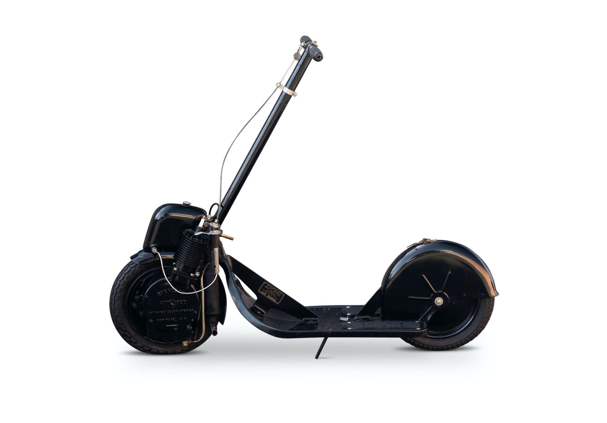 The 1915 Autoped Motorized Scooter The World's First Powered