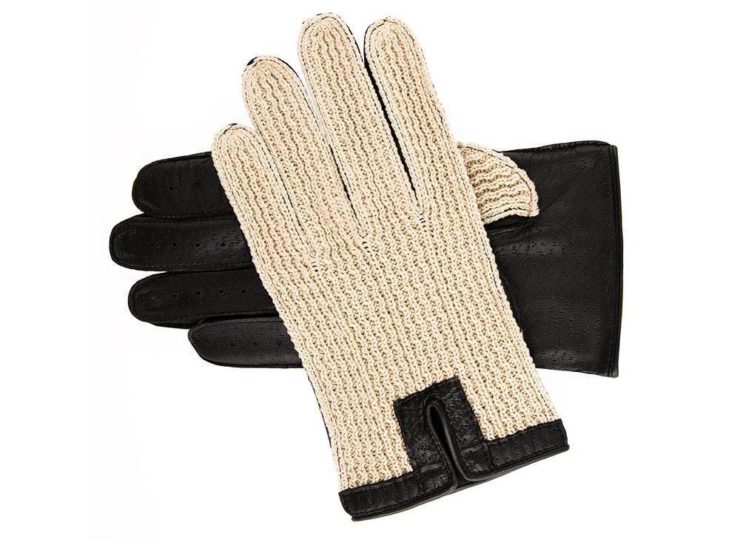 Dents Lancaster Driving Gloves Black