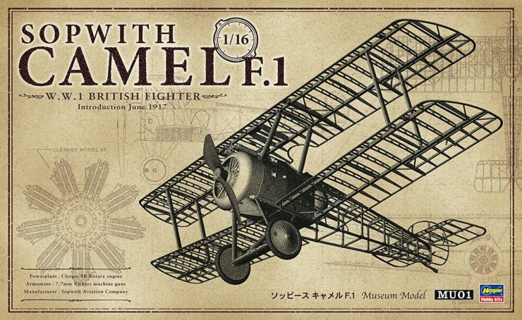 Hasegawa 1-16 Scale Sopwith Camel Box