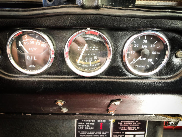 Land Rover Series 3 Gauges