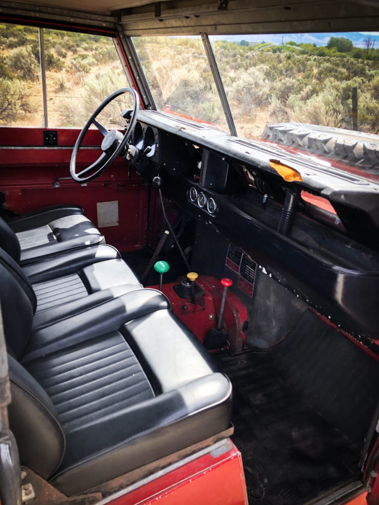 Land Rover Series 3 Interior