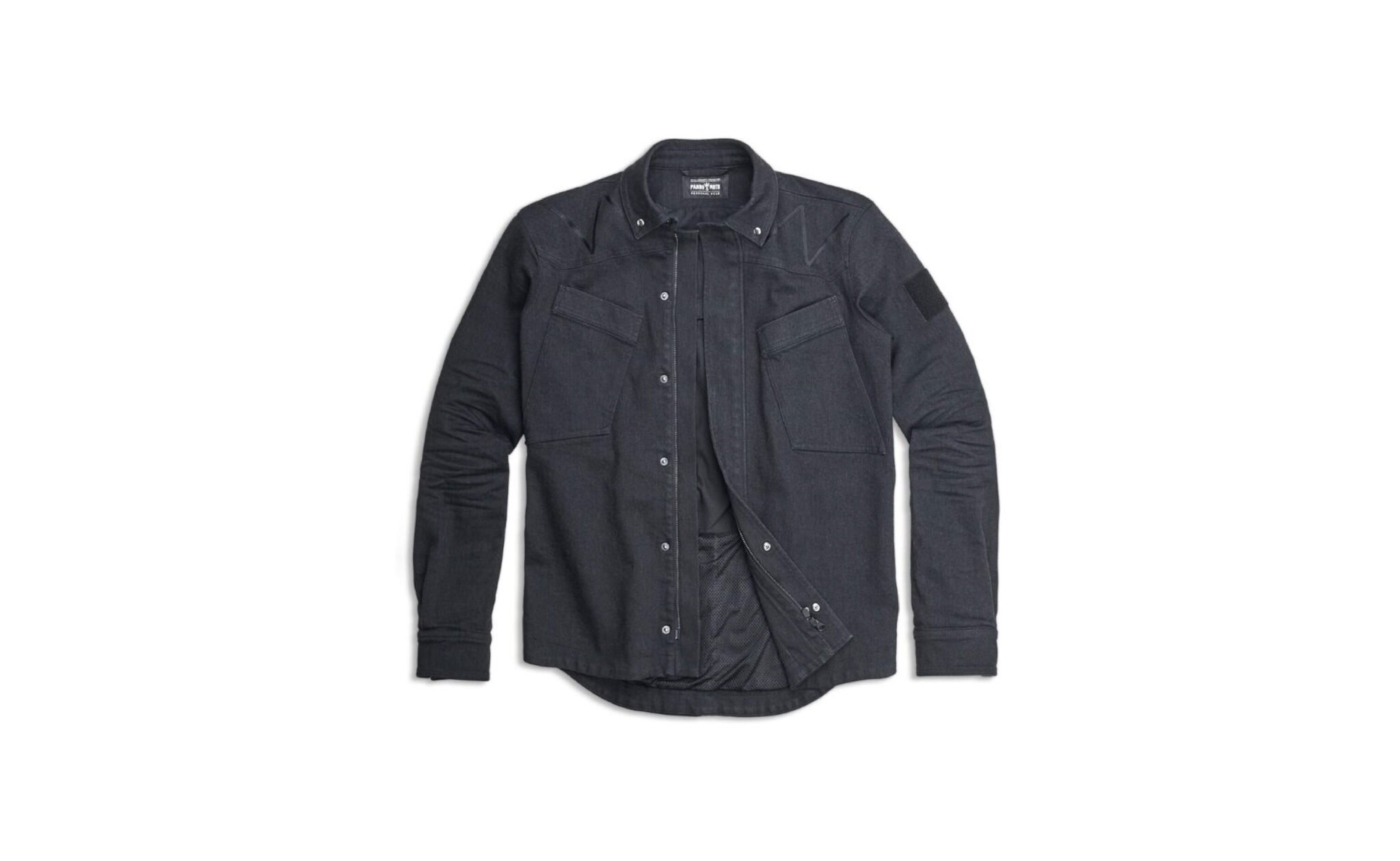 pando moto shell armored shirt