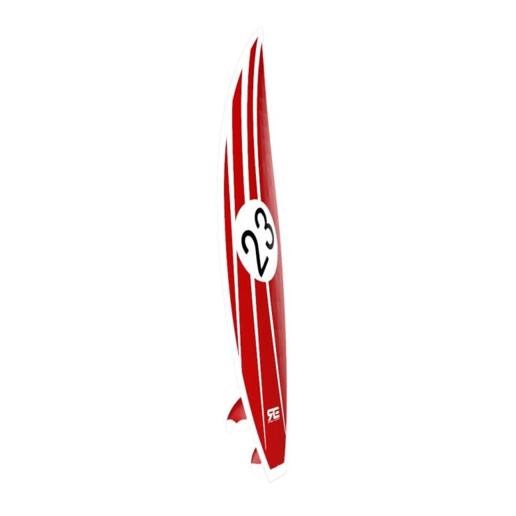 Porsche Livery Surfboard