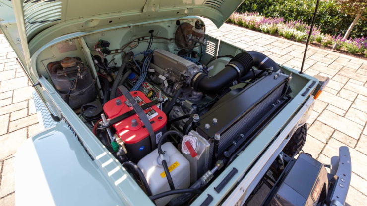 Toyota FJ45 Land Cruiser Pickup V8 Engine Swap